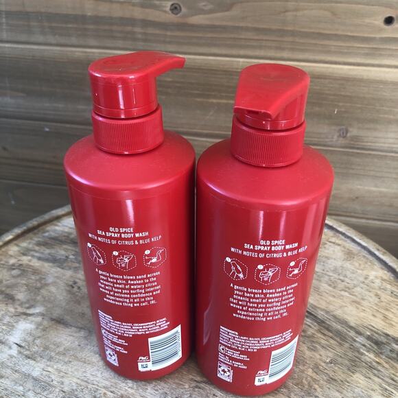 (2) Old Spice Sea Spray Body Wash, 16.9 fl oz each - Picture 4 of 5